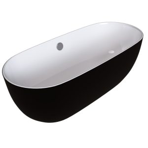 Ванна акриловая Grossman Classic 150х75 Белый / Черный GR-2401MB Ванна акриловая Grossman Classic 150х75 Белый / Черный GR-2401MB