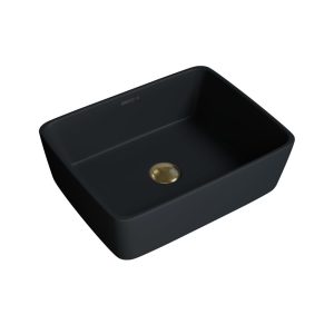 Раковина накладная Grossman Color 48 Черный матовый GR-3016BM