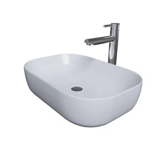 Раковина накладная Grossman Classic 61 Белый глянцевый GR-3049