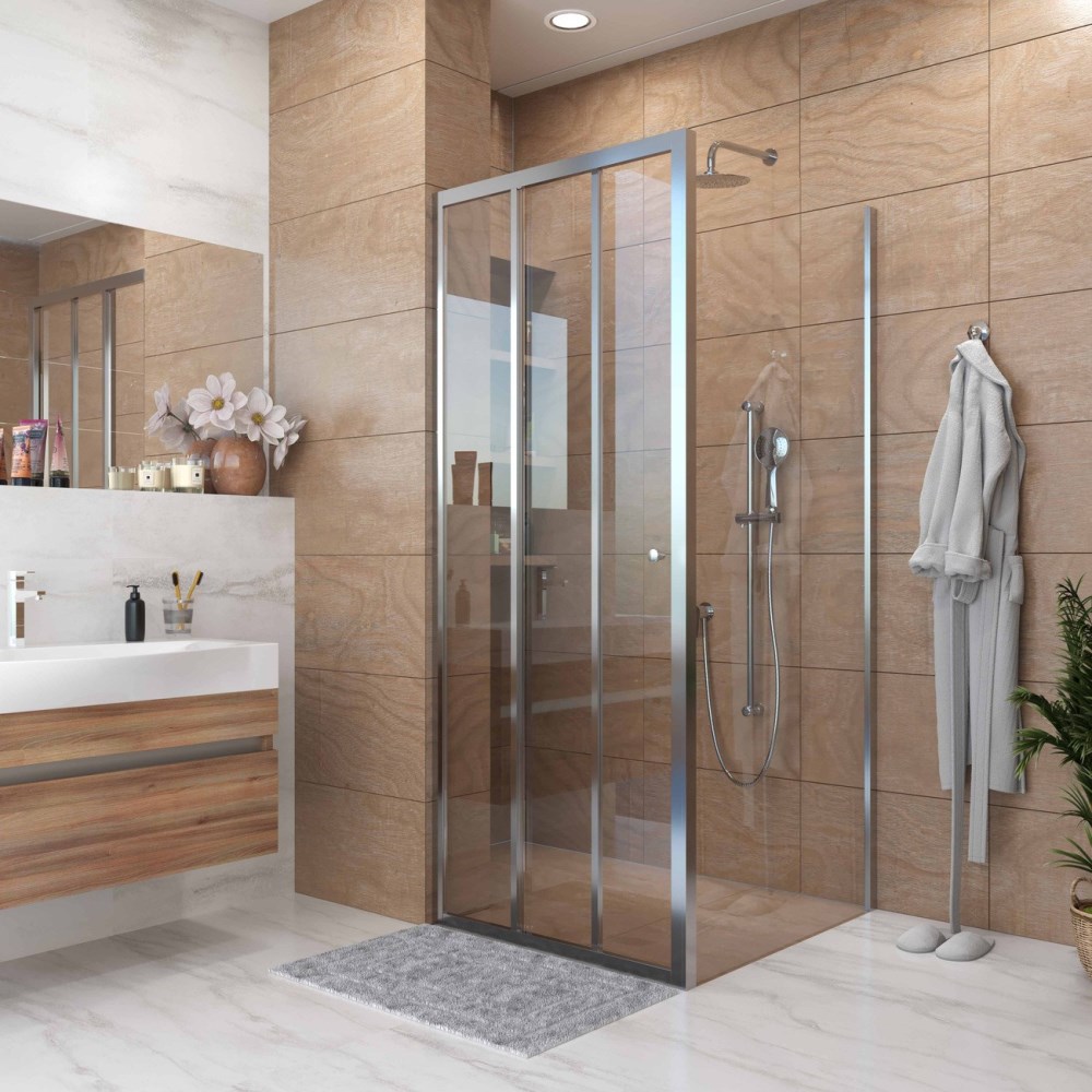 Душевая стенка Grossman Falcon 90 Хром / Прозрачное GR-P90Fa Душевая стенка Grossman Falcon 90 Хром / Прозрачное GR-P90Fa — изображение 2