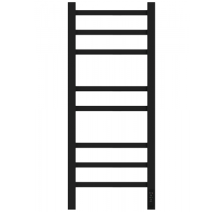Полотенцесушитель электрический Grois Alex 30х79 Черный матовый GR102 30х80 П8 9005 U