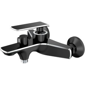 Смеситель для ванны Haiba HB548-7 Черный / Хром HB60548-7