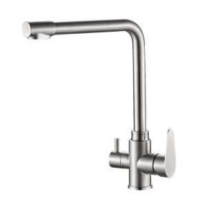 Смеситель для кухни Haiba HB802 Хром матовый HB76802