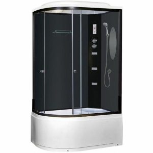 Душевая кабина Niagara Ultra 120х80 Черный / Прозрачное NG-214-01RN