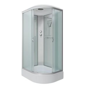 Душевая кабина Niagara Classic 100х80 левая Хром / Прозрачное NG-33084-14L