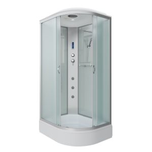 Душевая кабина Niagara Classic 100х80 левая Хром / Прозрачное NG-33084-14LF