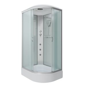 Душевая кабина Niagara Classic 100х80 левая Хром / Прозрачное NG-33084-14LG