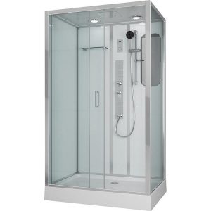 Душевая кабина Niagara Premium 120х80 левая Хром / Прозрачное NG-6012-01GQL Душевая кабина Niagara Premium 120х80 левая Хром / Прозрачное NG-6012-01GQL