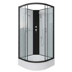 Душевая кабина Niagara Classic 90х90 Черный / Прозрачное NG-6701-14BK