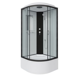 Душевая кабина Niagara Classic 90х90 Черный / Прозрачное NG-6708-14