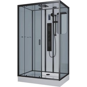 Душевая кабина Niagara Premium 80х120 левая Черный / Тонированное NG-6912-01GQLBLACK Душевая кабина Niagara Premium 80х120 левая Черный / Тонированное NG-6912-01GQLBLACK