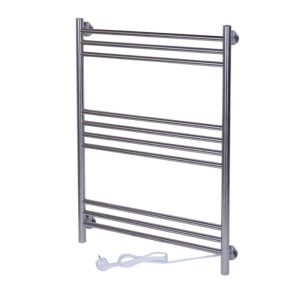 Полотенцесушитель электрический Тера Богема 50х80 кнопка включения, телескоп.держатели Хром глянцевый ПСК-15-03