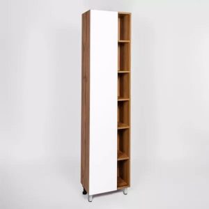 Пенал напольный Viant Бостон 45 Белый / Дуб Вотан VBOS450-PEN