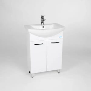 Тумба напольная Viant Милан 61 с раковиной Балтика Белый VMIL60BA-T2ST Тумба напольная Viant Милан 61 с раковиной Балтика Белый VMIL60BA-T2ST