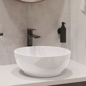 Раковина накладная Sanita Luxe Art Slim 40 Белый глянцевый WB.CT/Art/40-N.Slim/WHT.G/S1