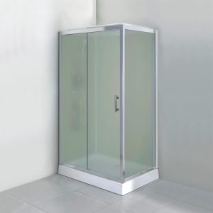Душевая кабина Comforty СF5777 120х80 Хром / Матовое СF5777W Душевая кабина Comforty СF5777 120х80 Хром / Матовое СF5777W